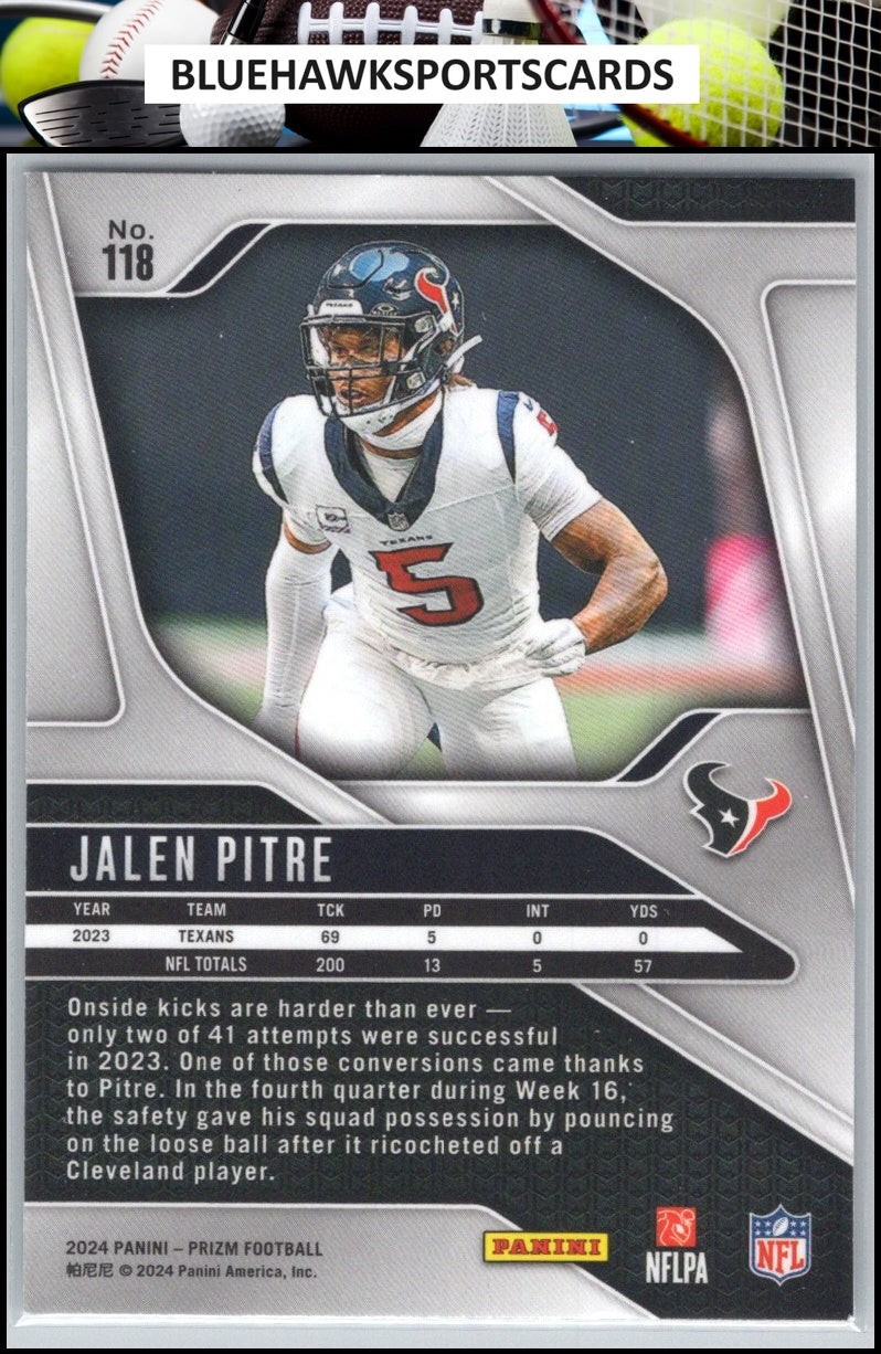 2024 Panini Prizm #118 Jalen Pitre