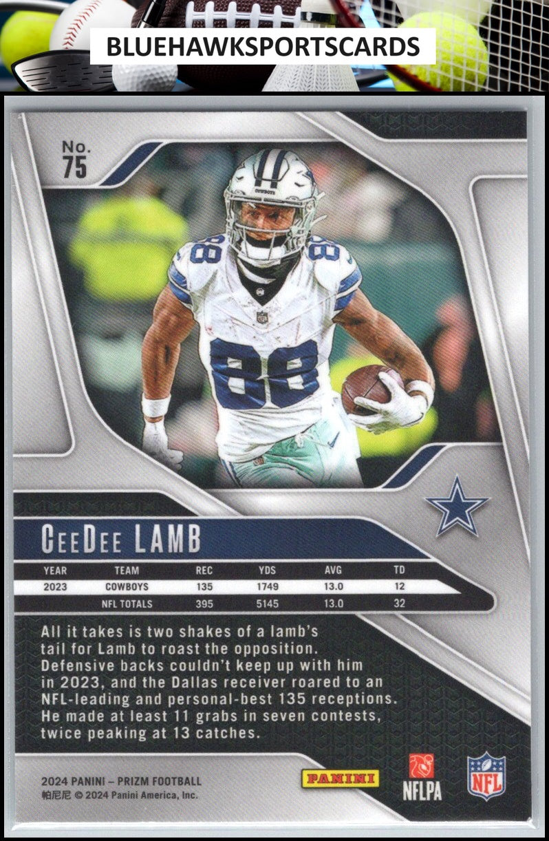 2024 Panini Prizm #75 CeeDee Lamb