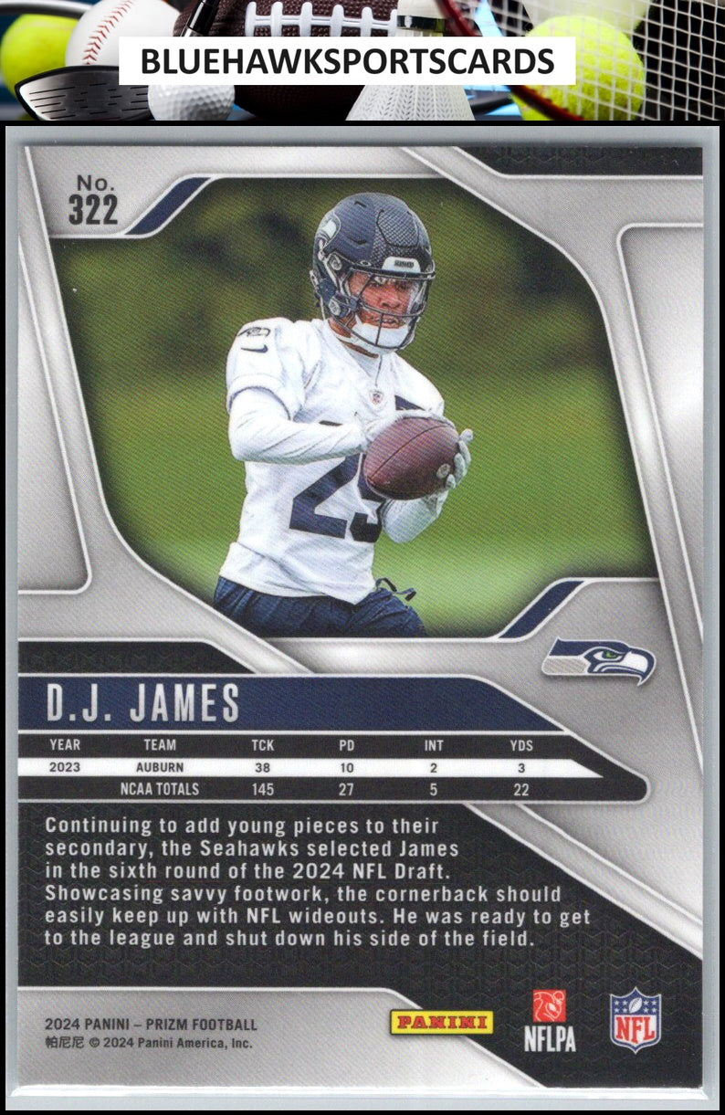 2024 Panini Prizm #322 D.J. James
