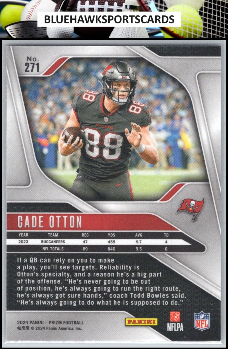 2024 Panini Prizm #271 Cade Otton