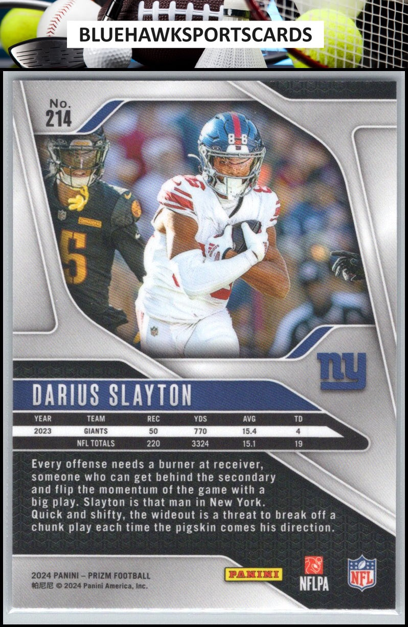2024 Panini Prizm #214 Darius Slayton