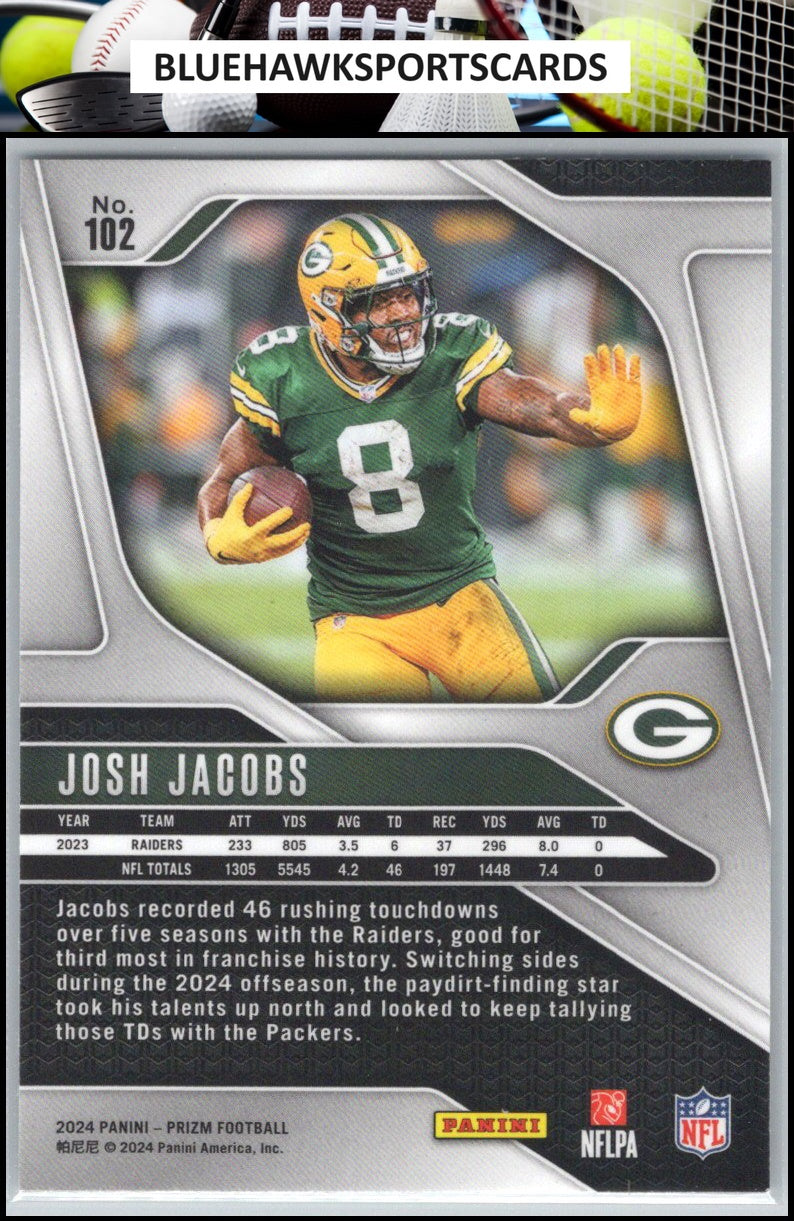 2024 Panini Prizm #102 Josh Jacobs
