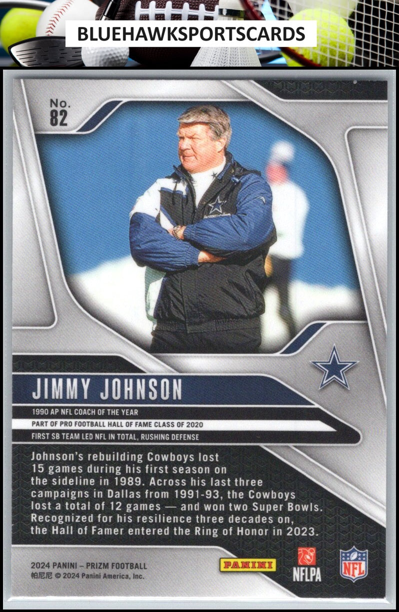 2024 Panini Prizm #82 Jimmy Johnson