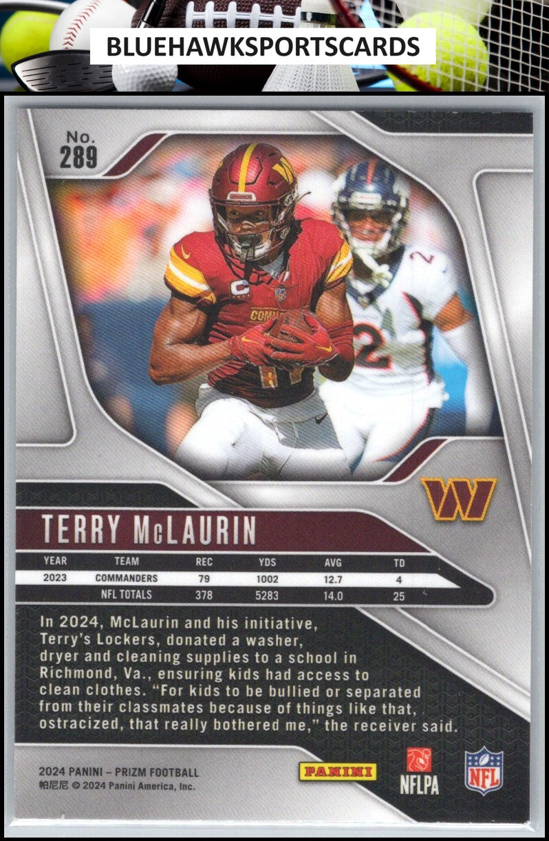 2024 Panini Prizm #289 Terry McLaurin