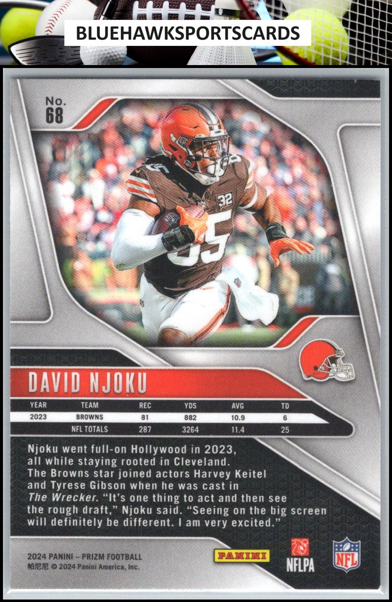 2024 Panini Prizm #68 David Njoku