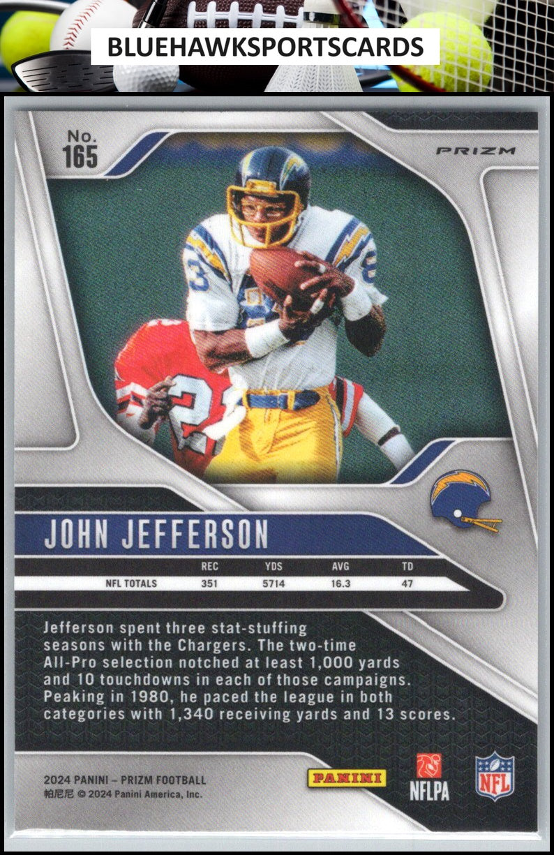 2024 Panini Prizm #165 John Jefferson Silver