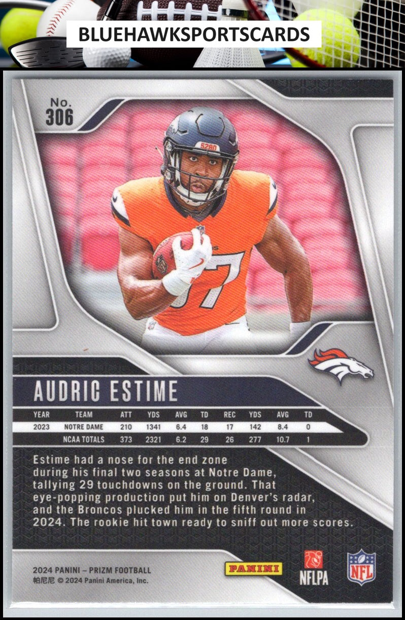 2024 Panini Prizm #306 Audric Estime
