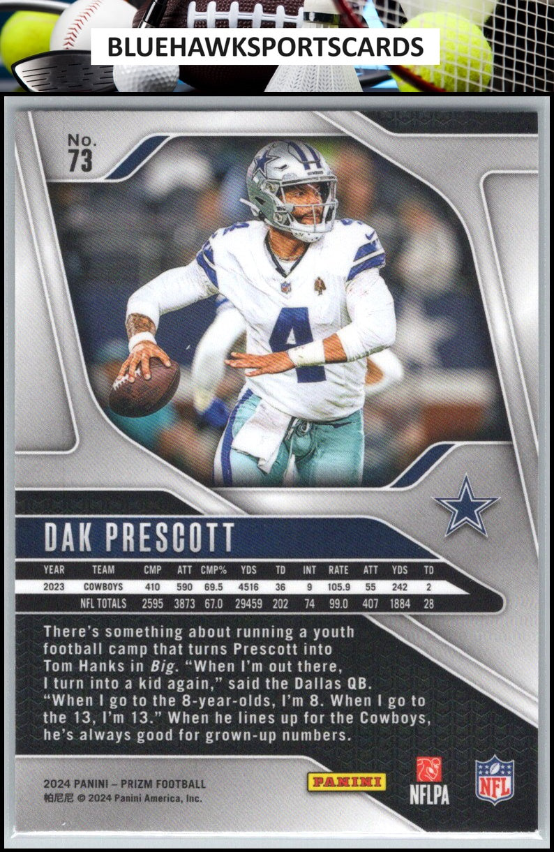 2024 Panini Prizm #73 Dak Prescott