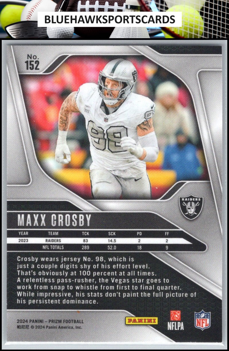 2024 Panini Prizm #152 Maxx Crosby