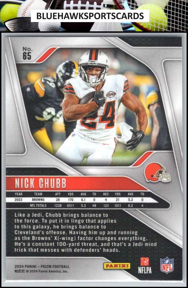 2024 Panini Prizm #65 Nick Chubb