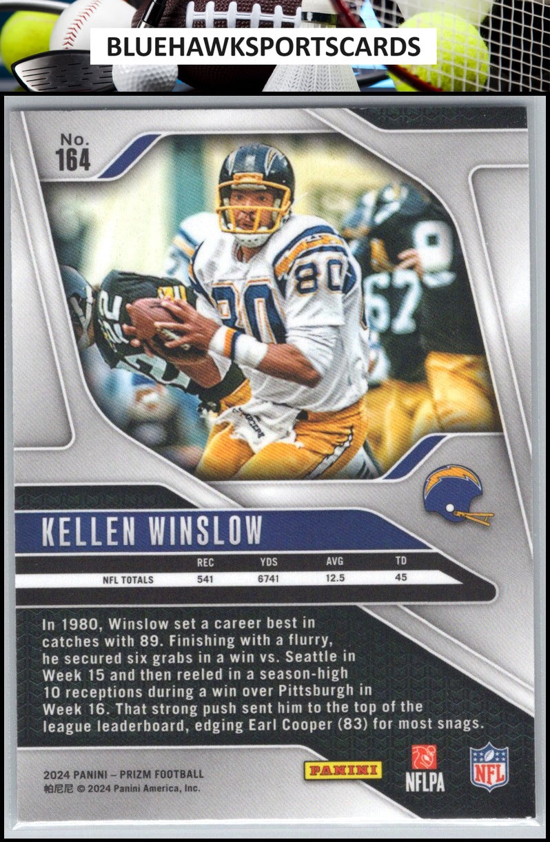2024 Panini Prizm #164 Kellen Winslow