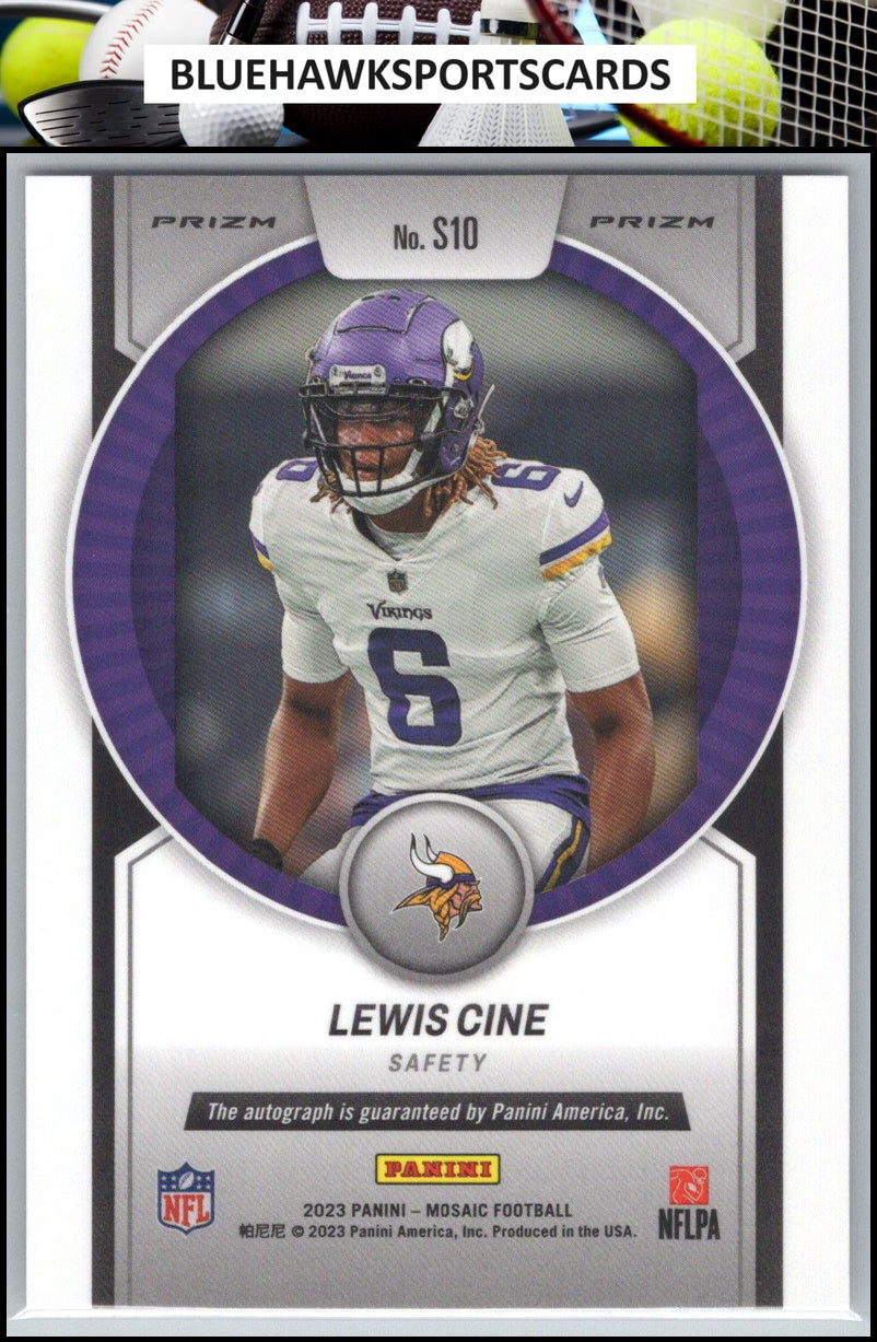 2023 Panini Mosaic #S10 Lewis Cine Scripts