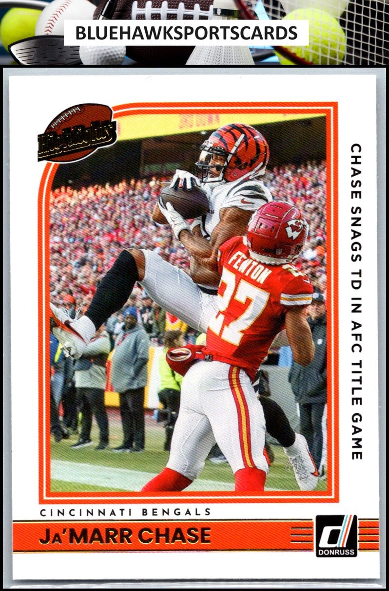 2022 Donruss #H-JC Ja'Marr Chase Highlights