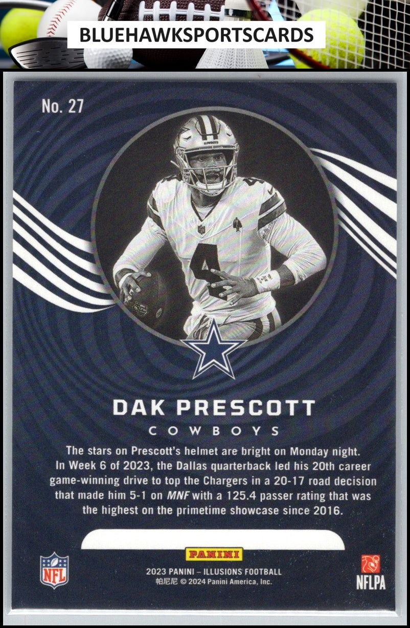 2023 Panini Illusions #27 Dak Prescott