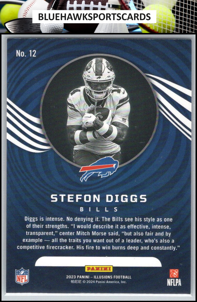 2023 Panini Illusions #12 Stefon Diggs