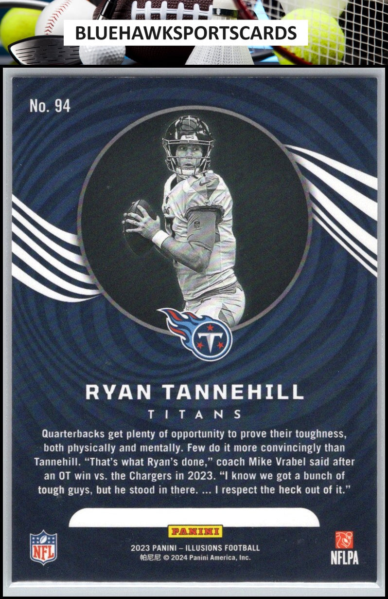 2023 Panini Illusions #94 Ryan Tannehill Orange Trophy Collection