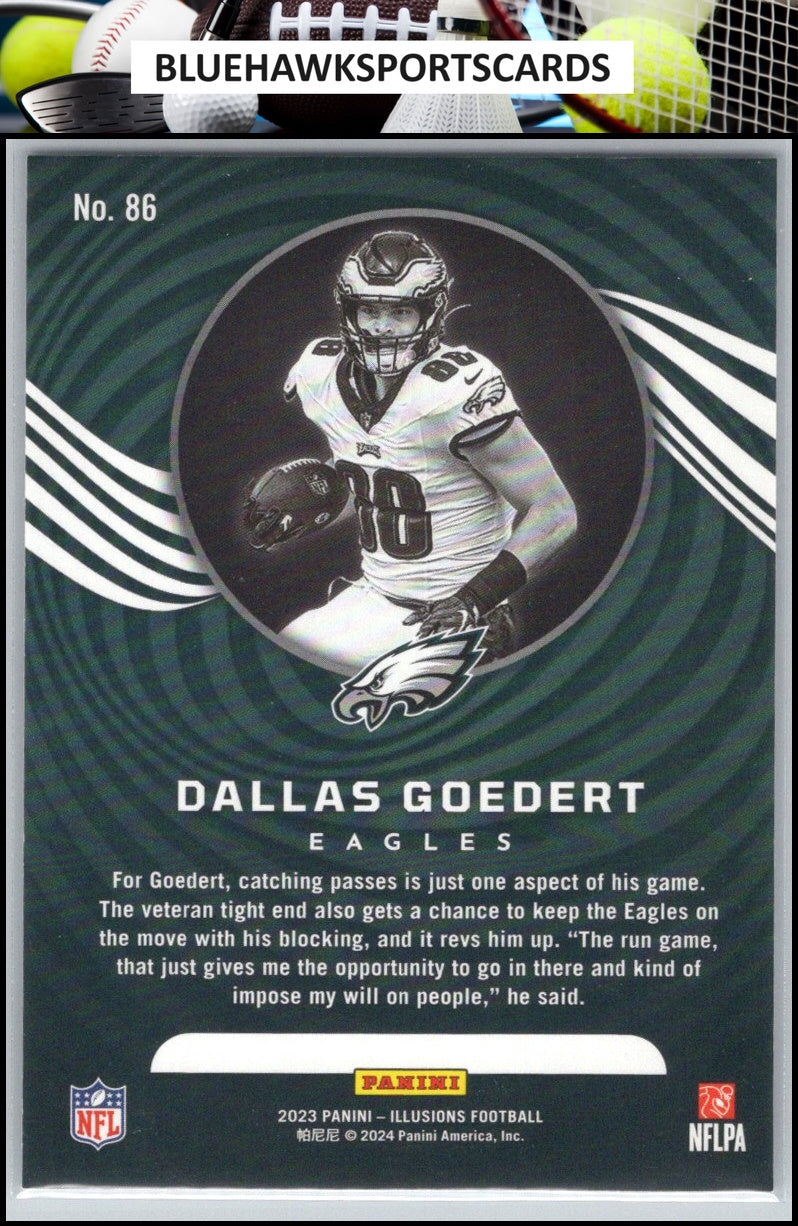 2023 Panini Illusions #86 Dallas Goedert