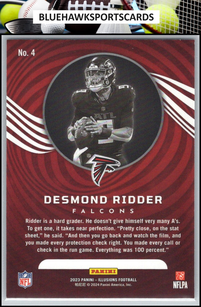 2023 Panini Illusions #4 Desmond Ridder