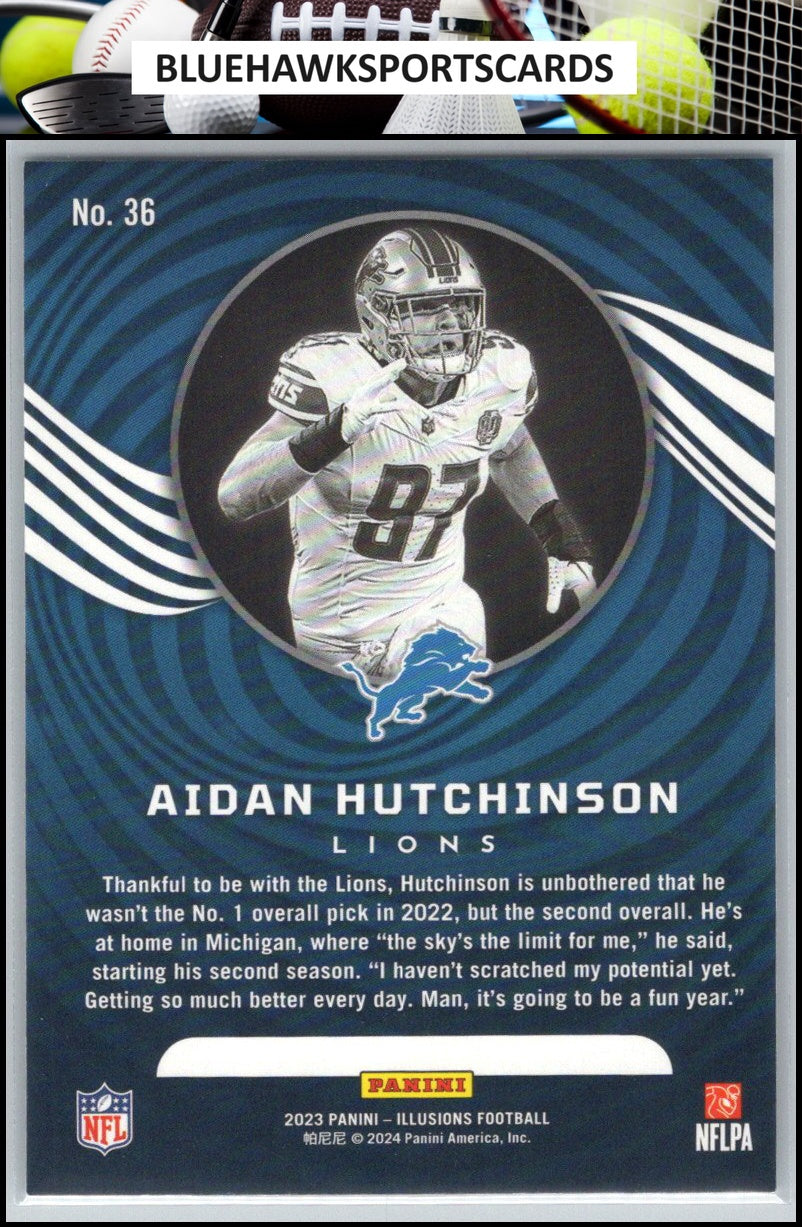 2023 Panini Illusions #36 Aidan Hutchinson