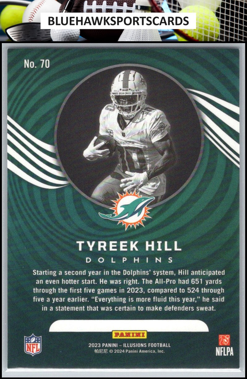 2023 Panini Illusions #70 Tyreek Hill