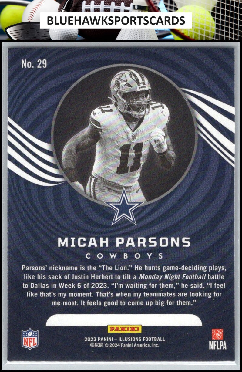 2023 Panini Illusions #29 Micah Parsons