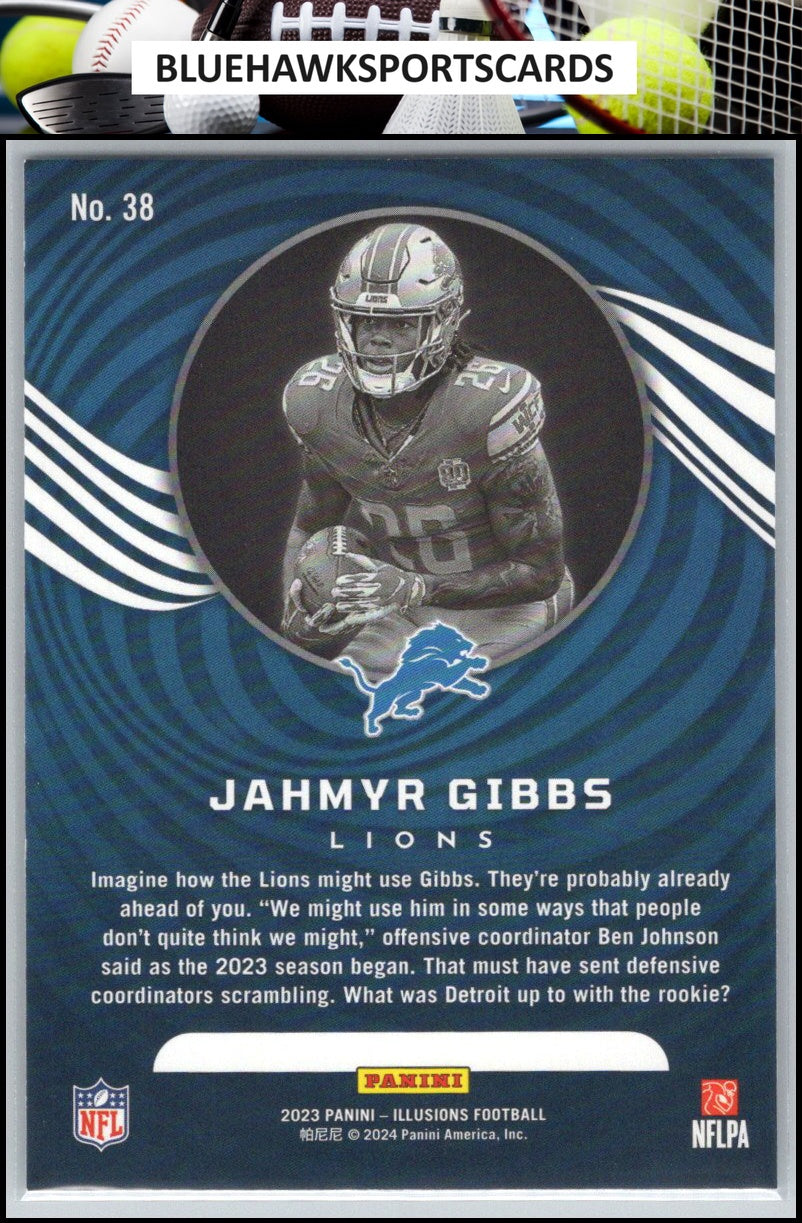 2023 Panini Illusions #38 Jahmyr Gibbs