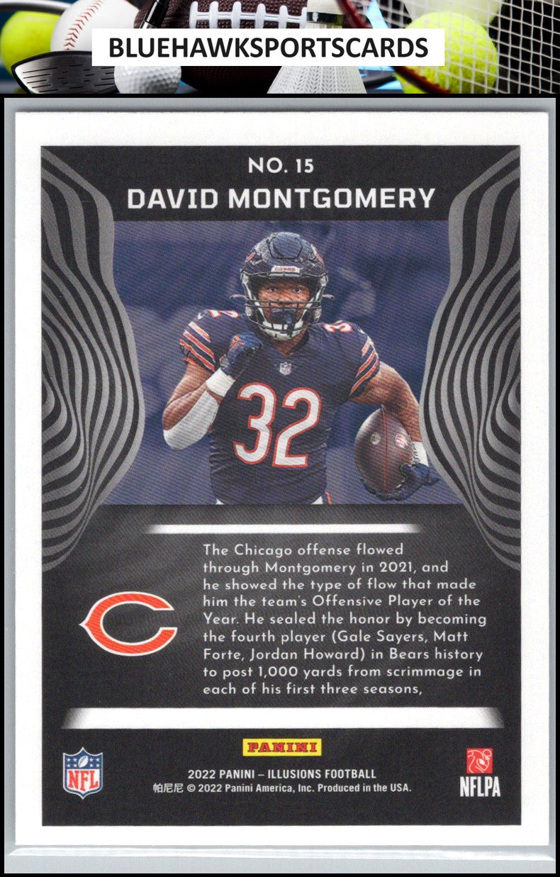 2022 Panini Illusions #15 David Montgomery
