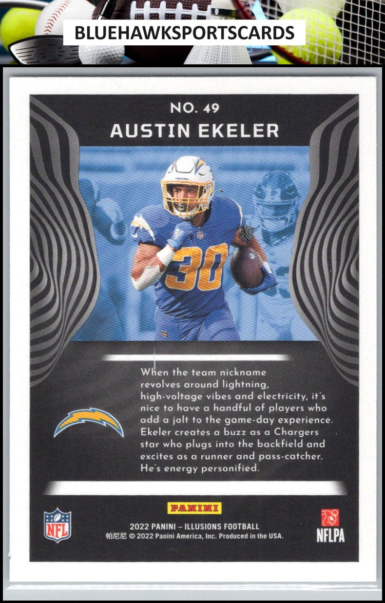 2022 Panini Illusions #49 Austin Ekeler