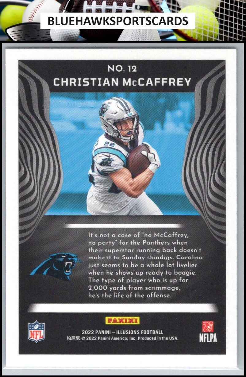 2022 Panini Illusions #12 Christian McCaffrey