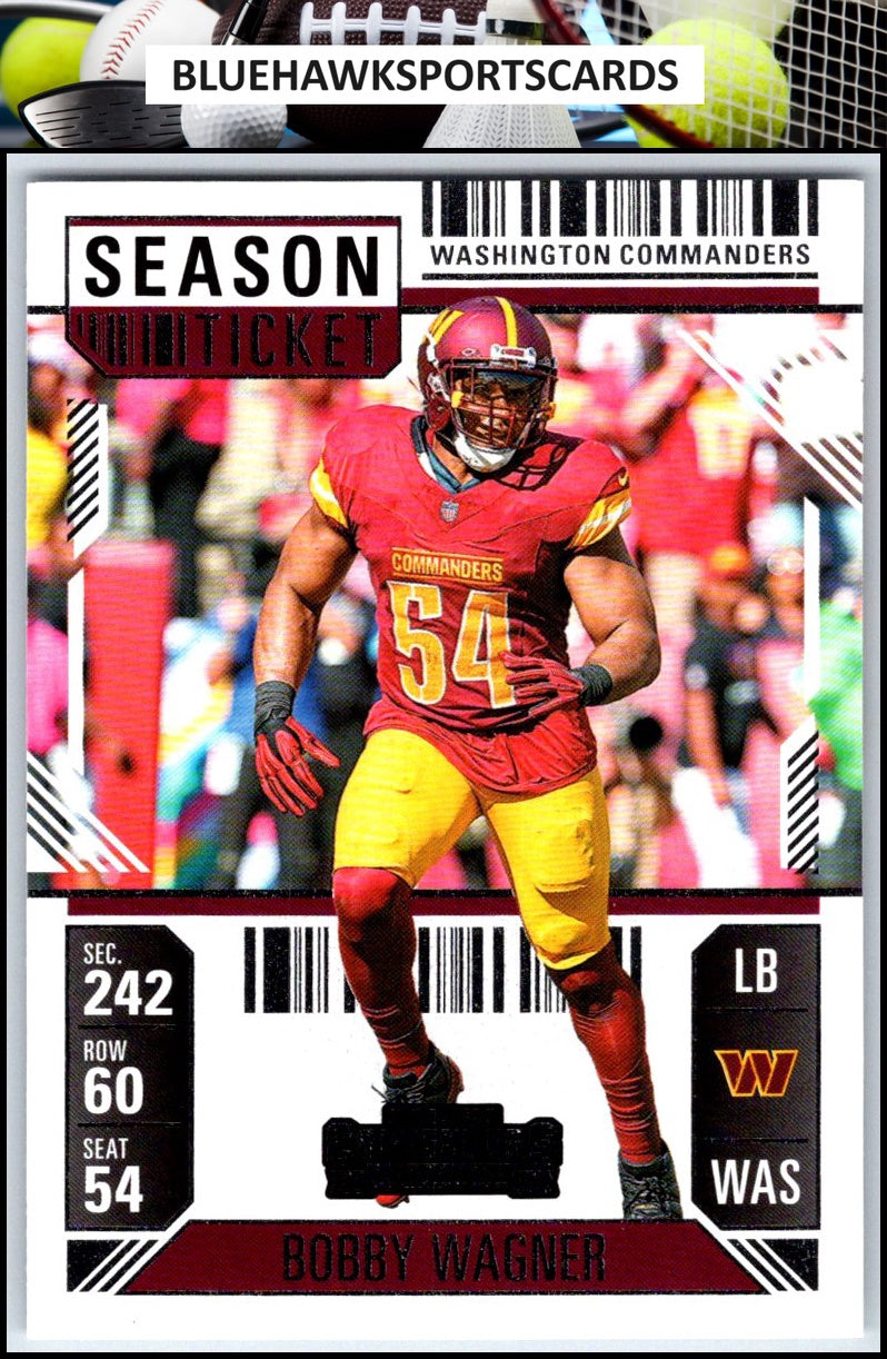 2024 Panini Contenders #100 Bobby Wagner Season Ticket Retail