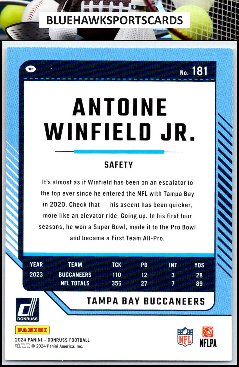2024 Donruss #181 Antoine Winfield Jr.