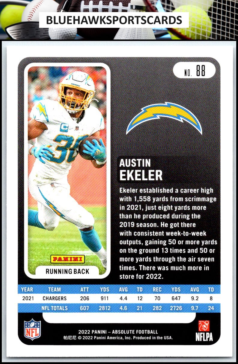 2022 Panini Absolute #88 Austin Ekeler Retail