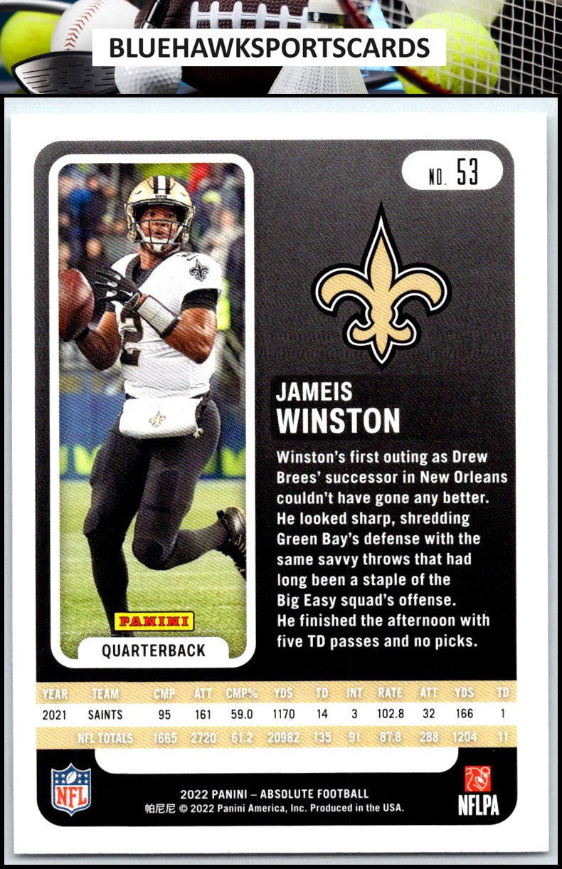 2022 Panini Absolute #53 Jameis Winston Retail