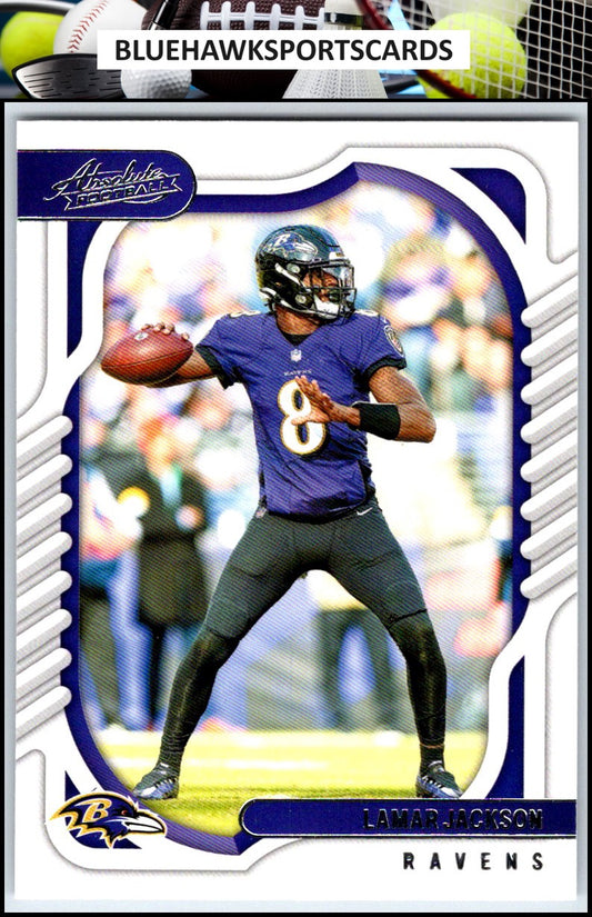 2022 Panini Absolute #18 Lamar Jackson Retail
