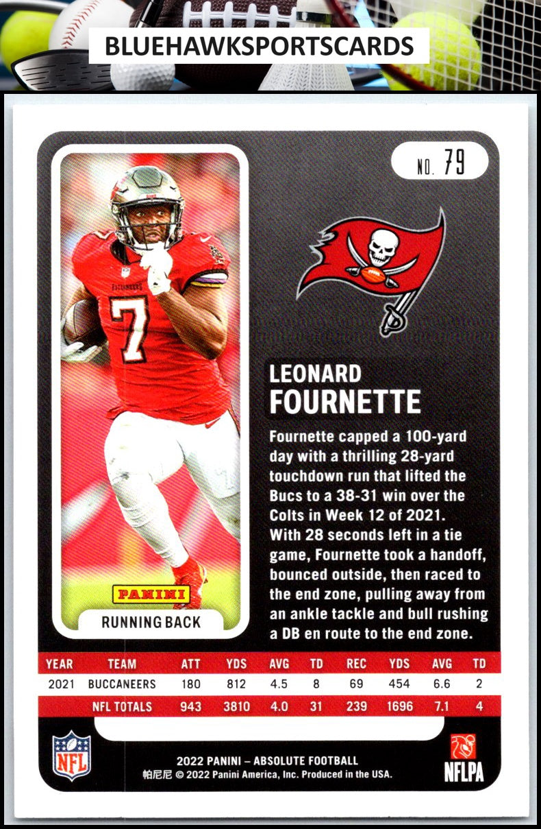2022 Panini Absolute #79 Leonard Fournette Retail