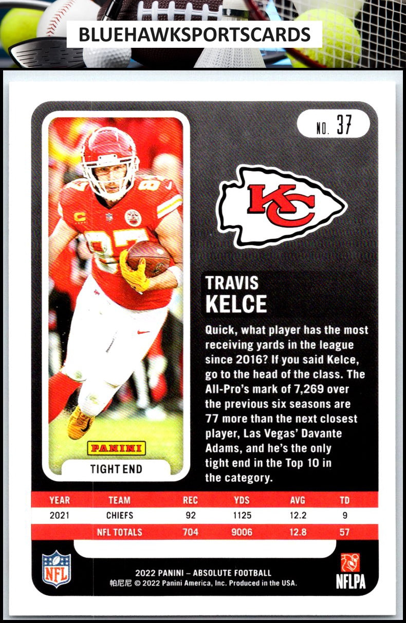 2022 Panini Absolute #37 Travis Kelce Retail
