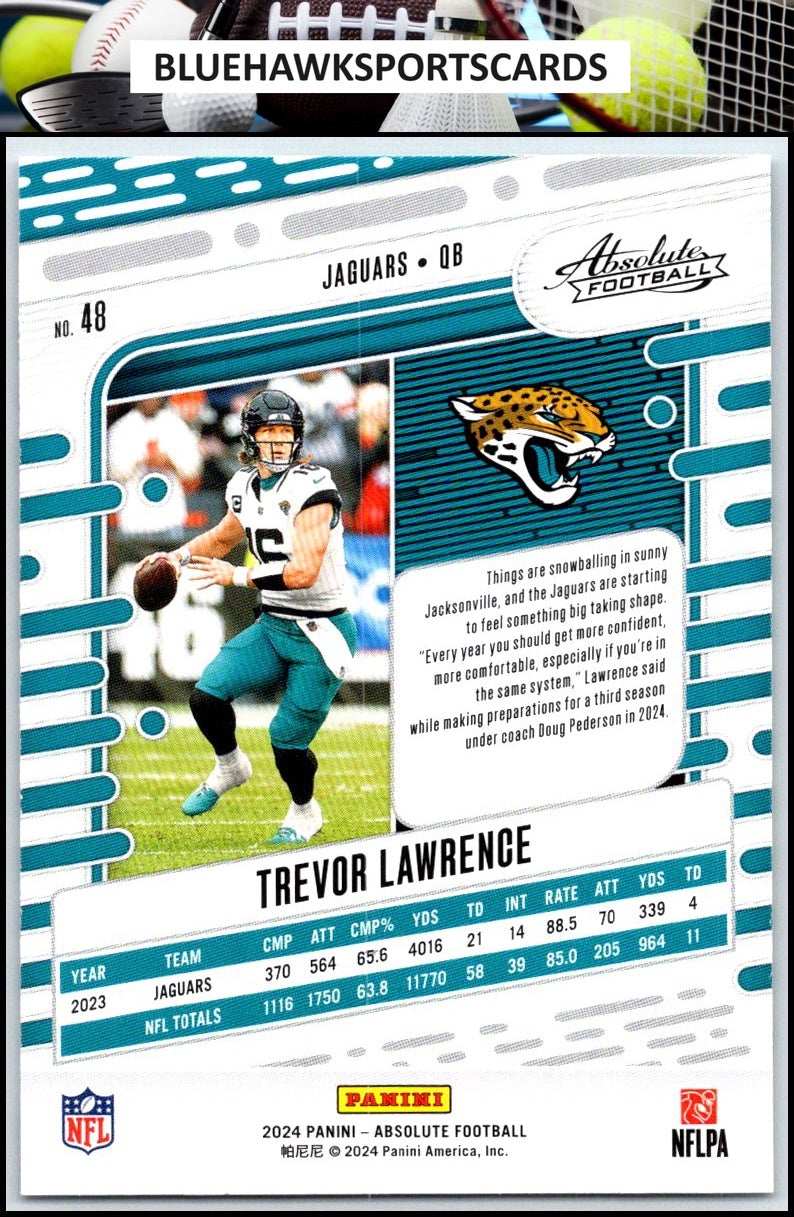 2024 Panini Absolute #48 Trevor Lawrence Retail