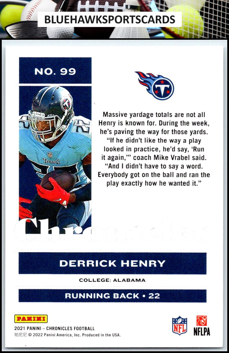 2021 Panini Chronicles #99 Derrick Henry