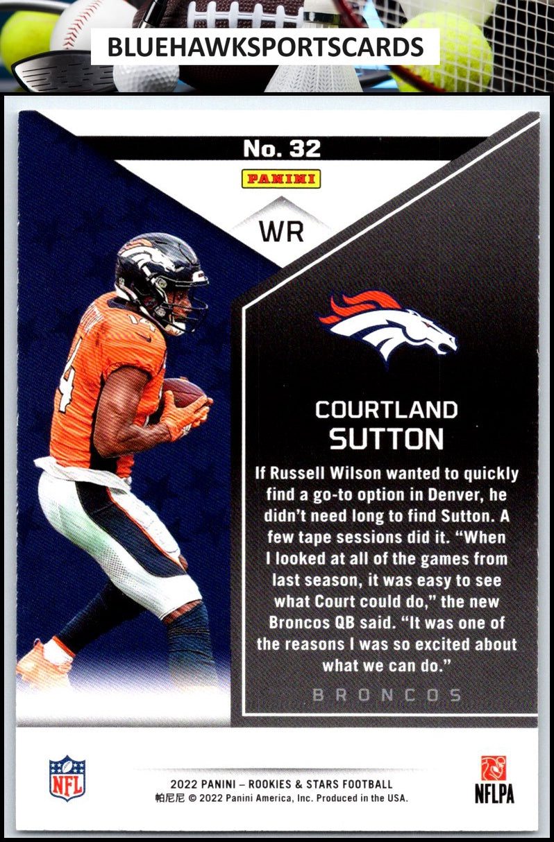 2022 Panini Rookies & Stars #32 Courtland Sutton