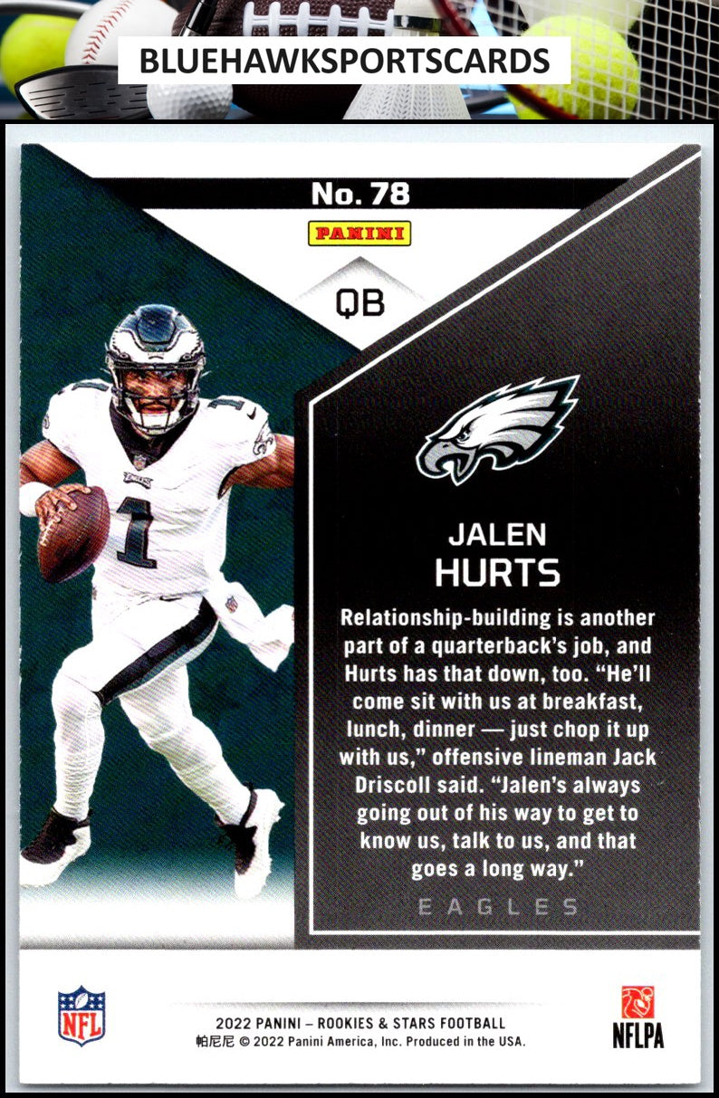 2022 Panini Rookies & Stars #78 Jalen Hurts