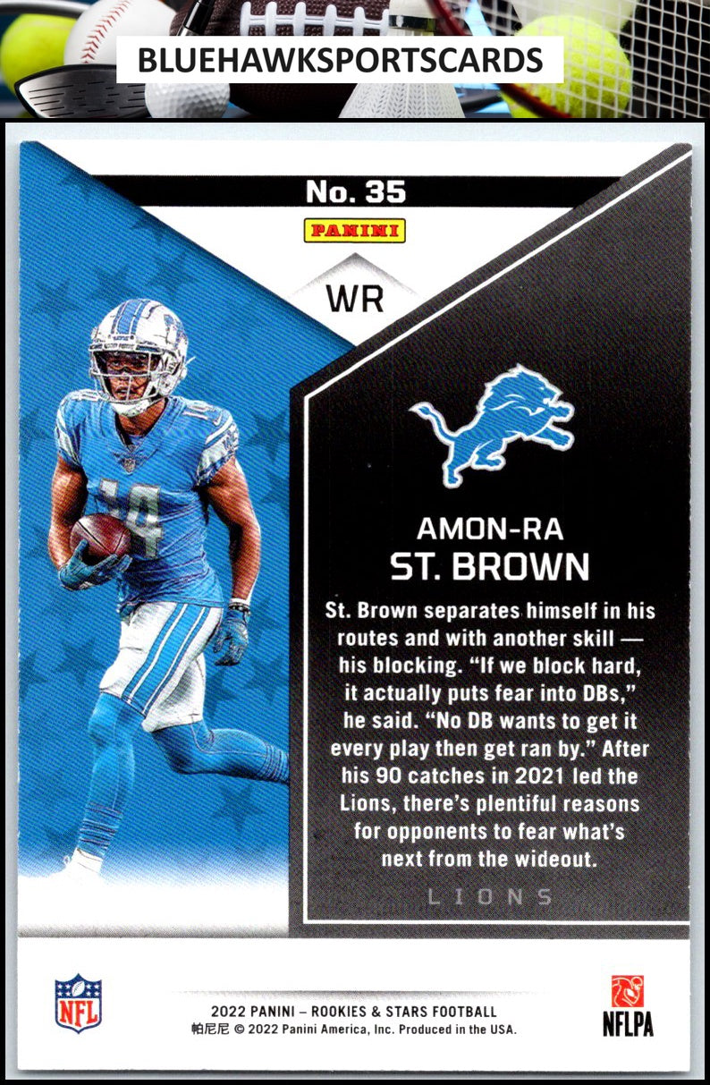 2022 Panini Rookies & Stars #35 Amon-Ra St. Brown