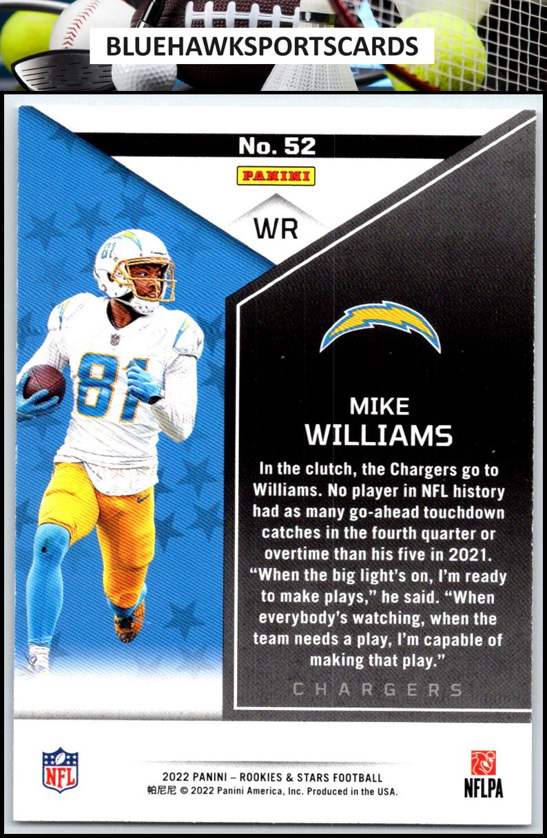 2022 Panini Rookies & Stars #52 Mike Williams