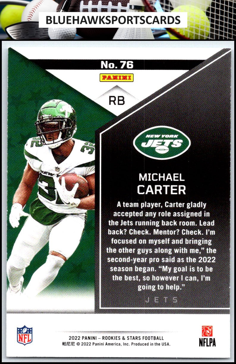 2022 Panini Rookies & Stars #76 Michael Carter
