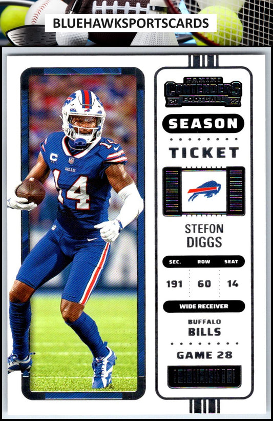 2022 Panini Contenders #12 Stefon Diggs