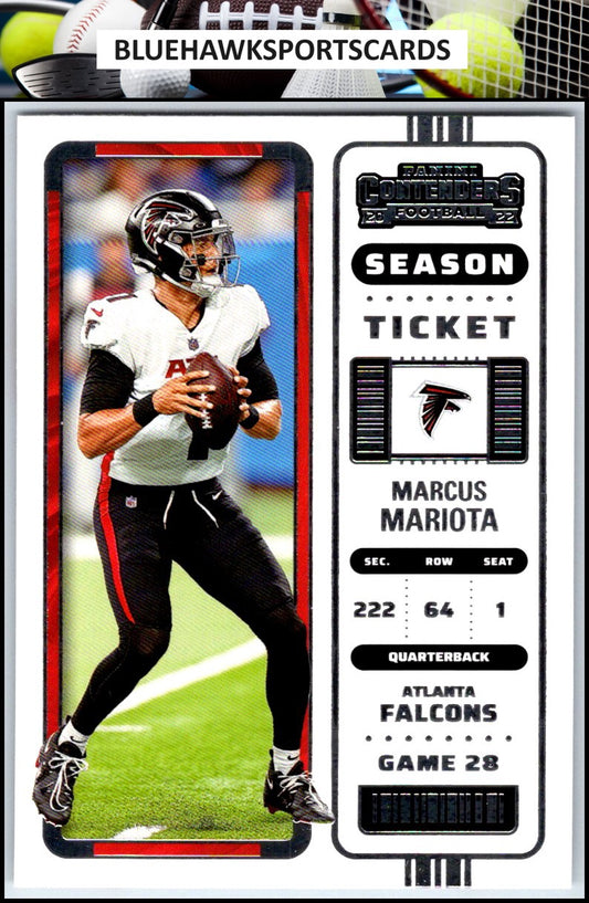 2022 Panini Contenders #8 Marcus Mariota