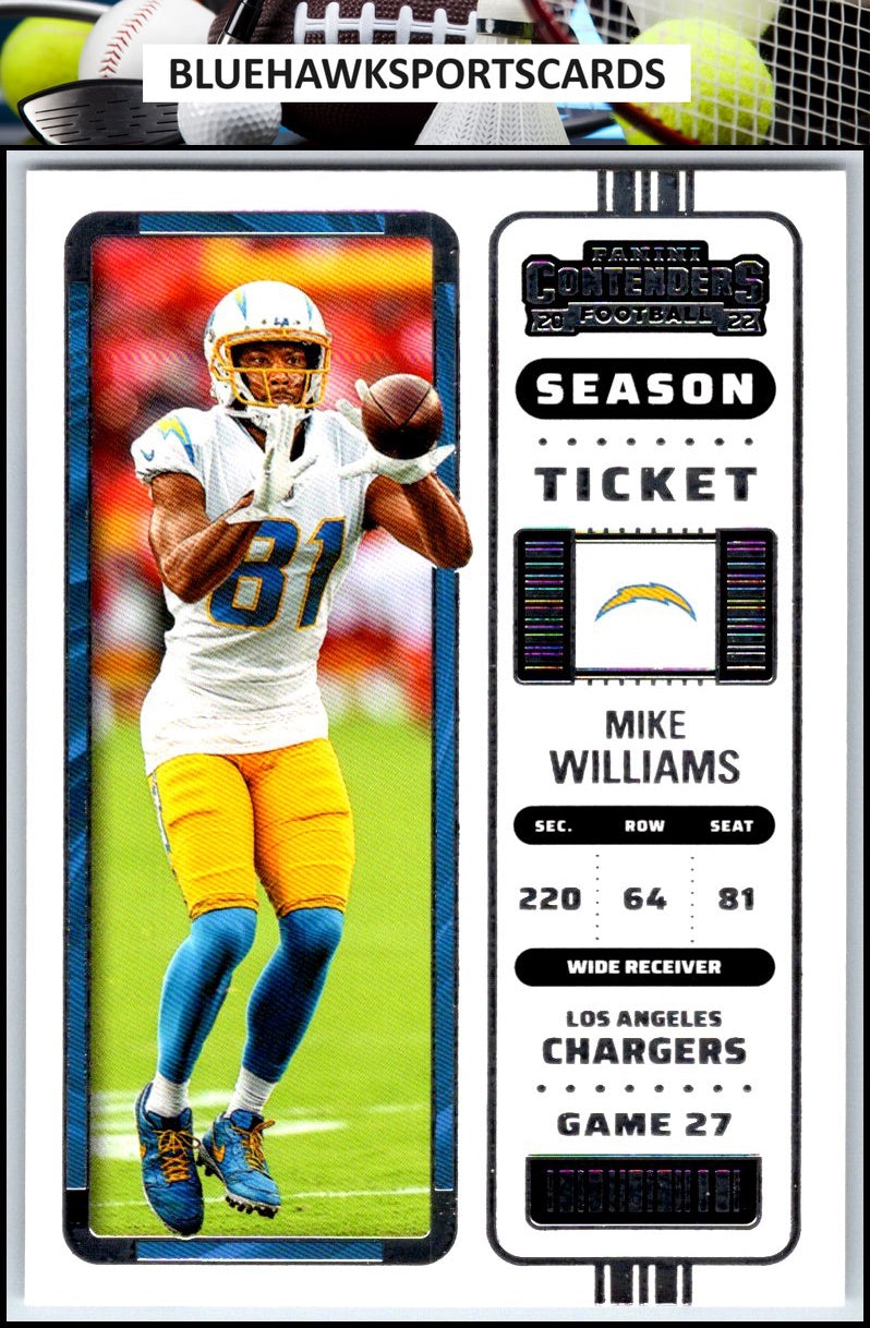 2022 Panini Contenders #74 Mike Williams