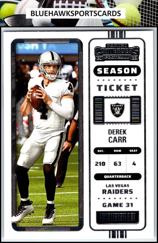 2022 Panini Contenders #66 Derek Carr