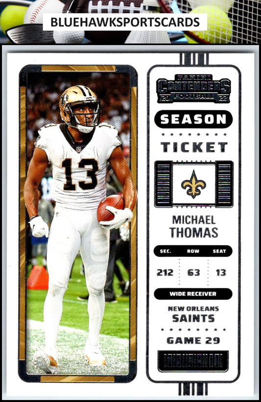 2022 Panini Contenders #63 Michael Thomas