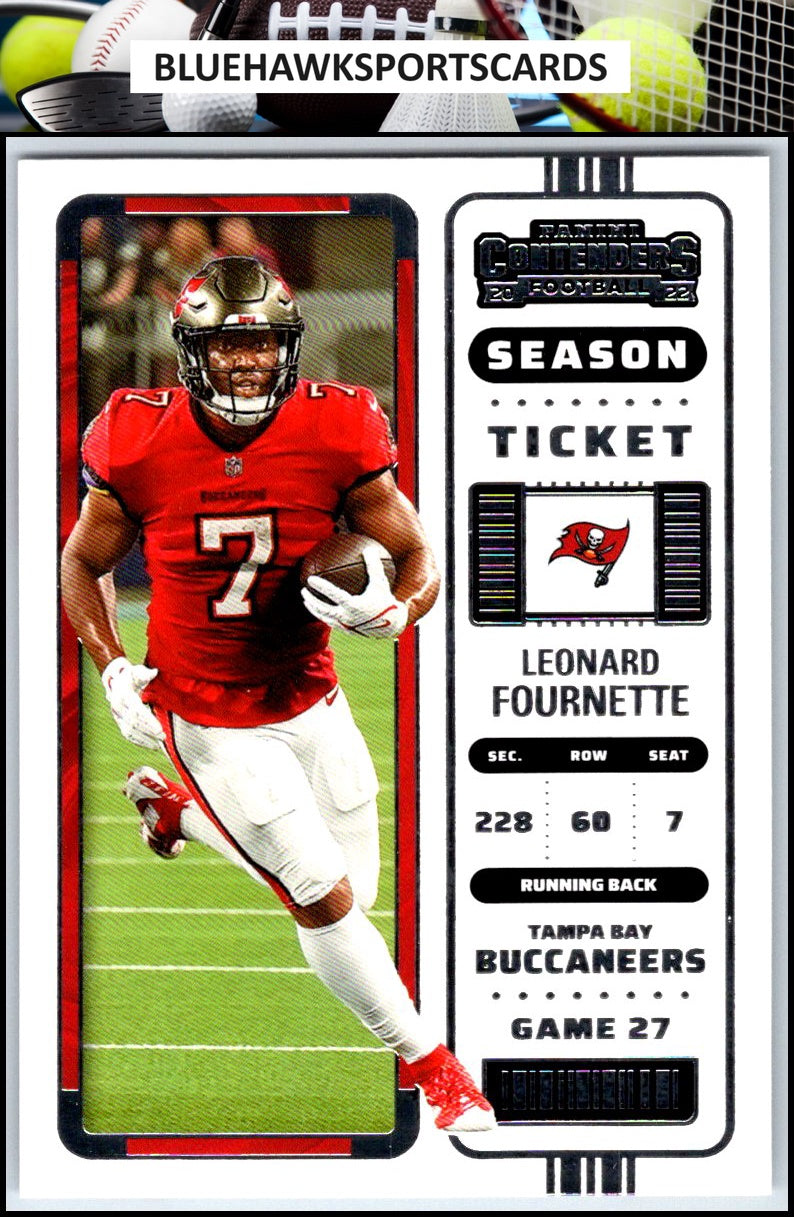 2022 Panini Contenders #95 Leonard Fournette