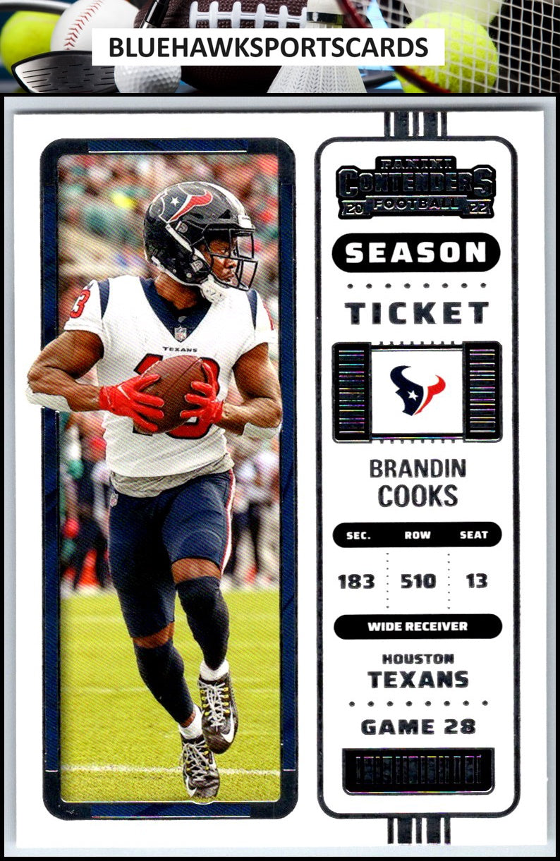 2022 Panini Contenders #38 Brandin Cooks